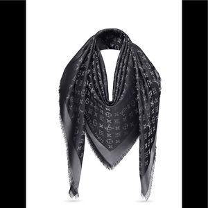 Large designer logo shawl